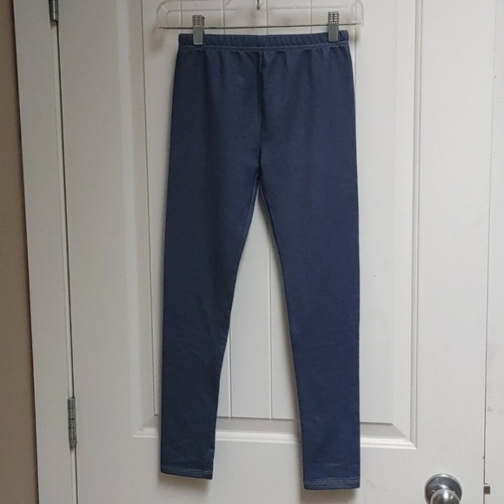 George kids children jeggins leggings jeans  pants dark blue 10/12